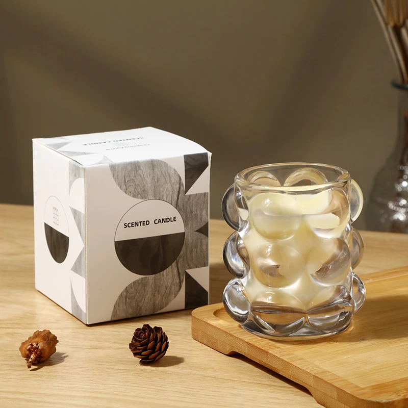 无烟卧室香氛大豆蜡香味精油蜡烛摆件手工玻璃杯香薰批香薰礼盒