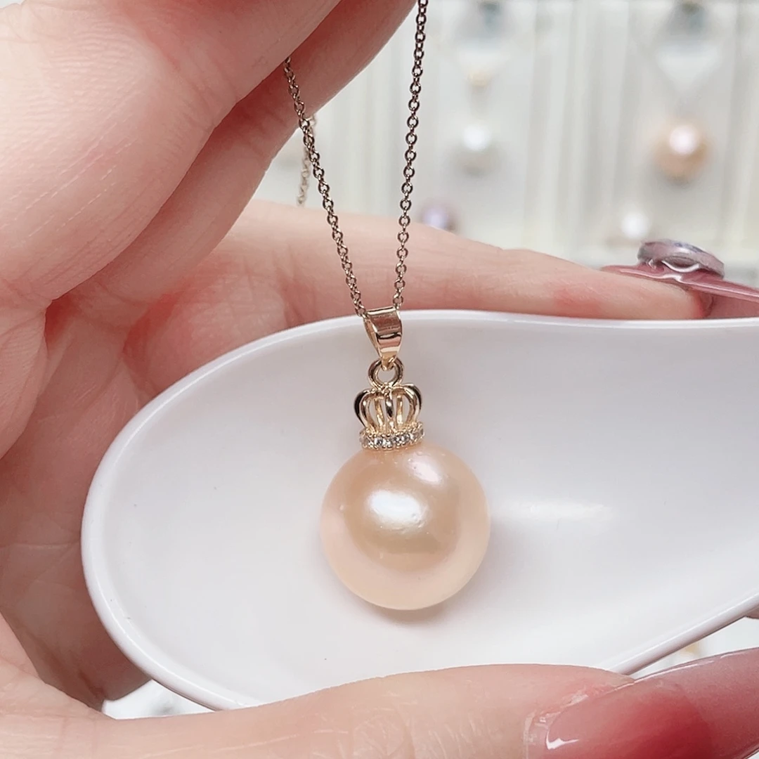 淡水珍珠吊坠(赠链)合金