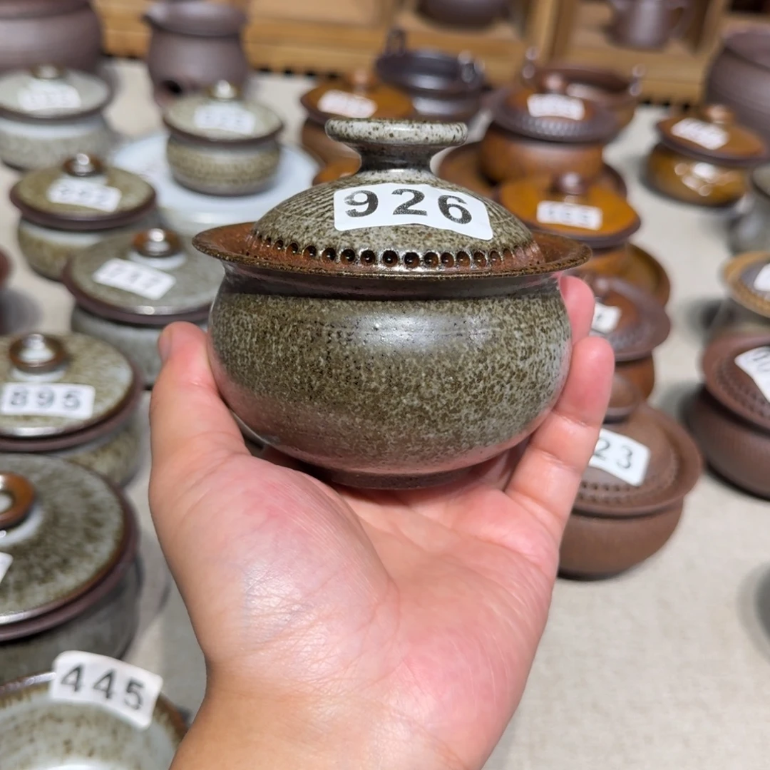 粗瓷粗瓷茶具素色盖碗
