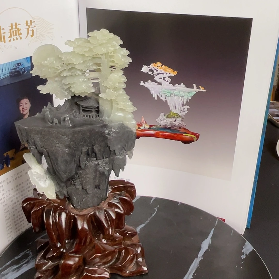 和田玉未镶嵌摆件