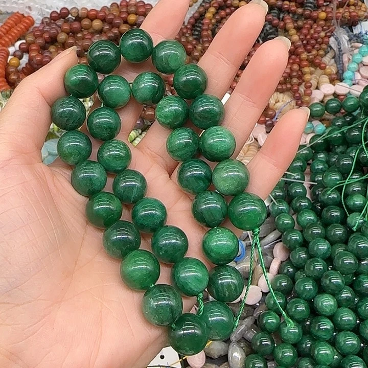 玛瑙/玉髓合金珠宝半成品桐*绿云母拍两64发一条