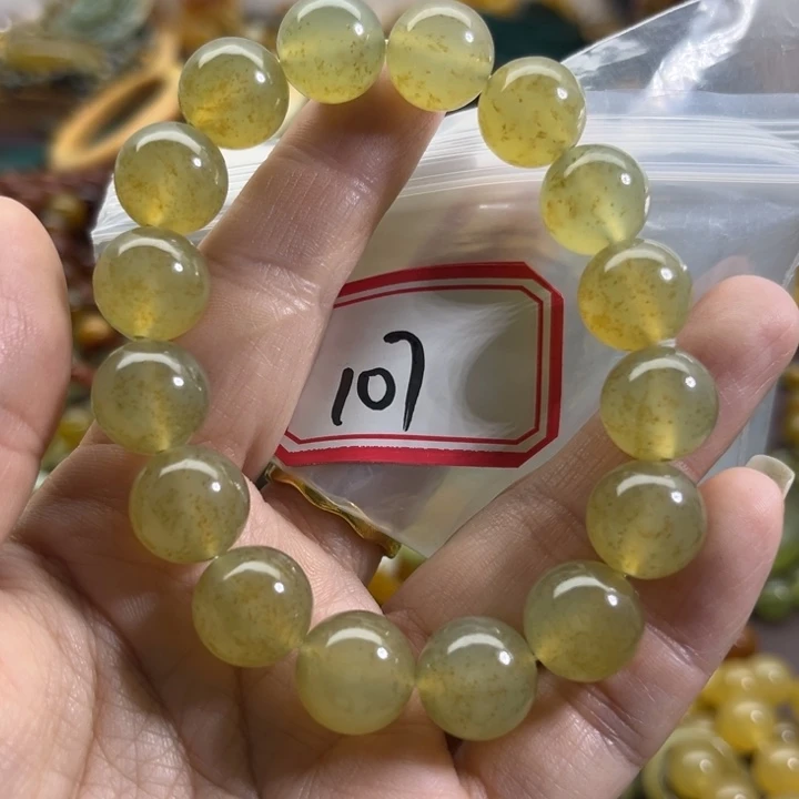 未镶嵌蛇纹石玉手链