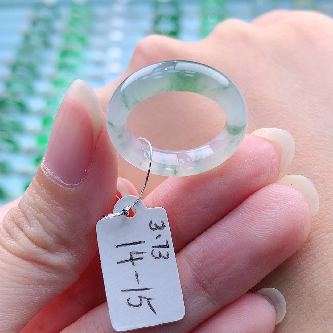 未镶嵌戒指翡翠翡翠A货戒指