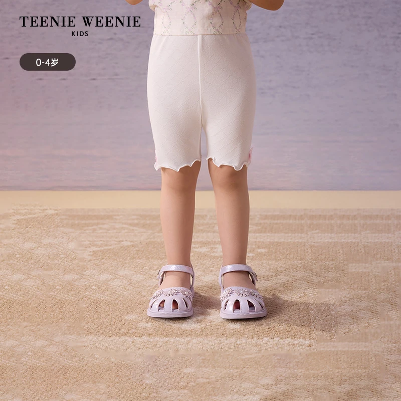 TeenieWeenieBaby小熊童装25年夏季立体蝴蝶休闲短裤T0TM252562B