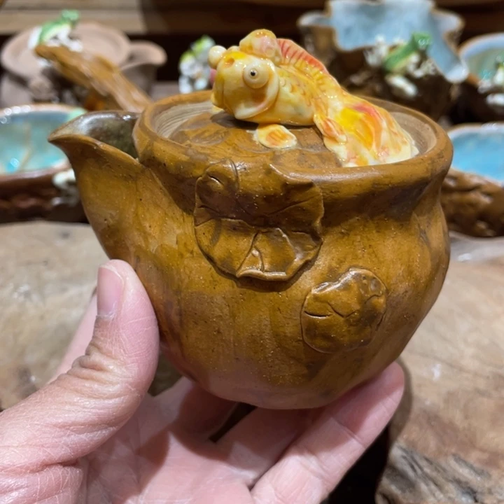 手工制作陶瓷茶具仿生茶器