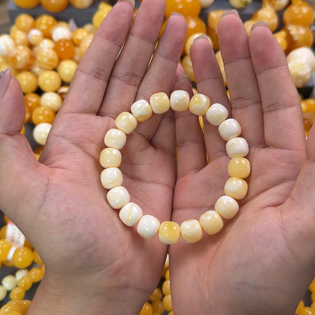 蜜蜡未镶嵌珠宝奇石同料12mm