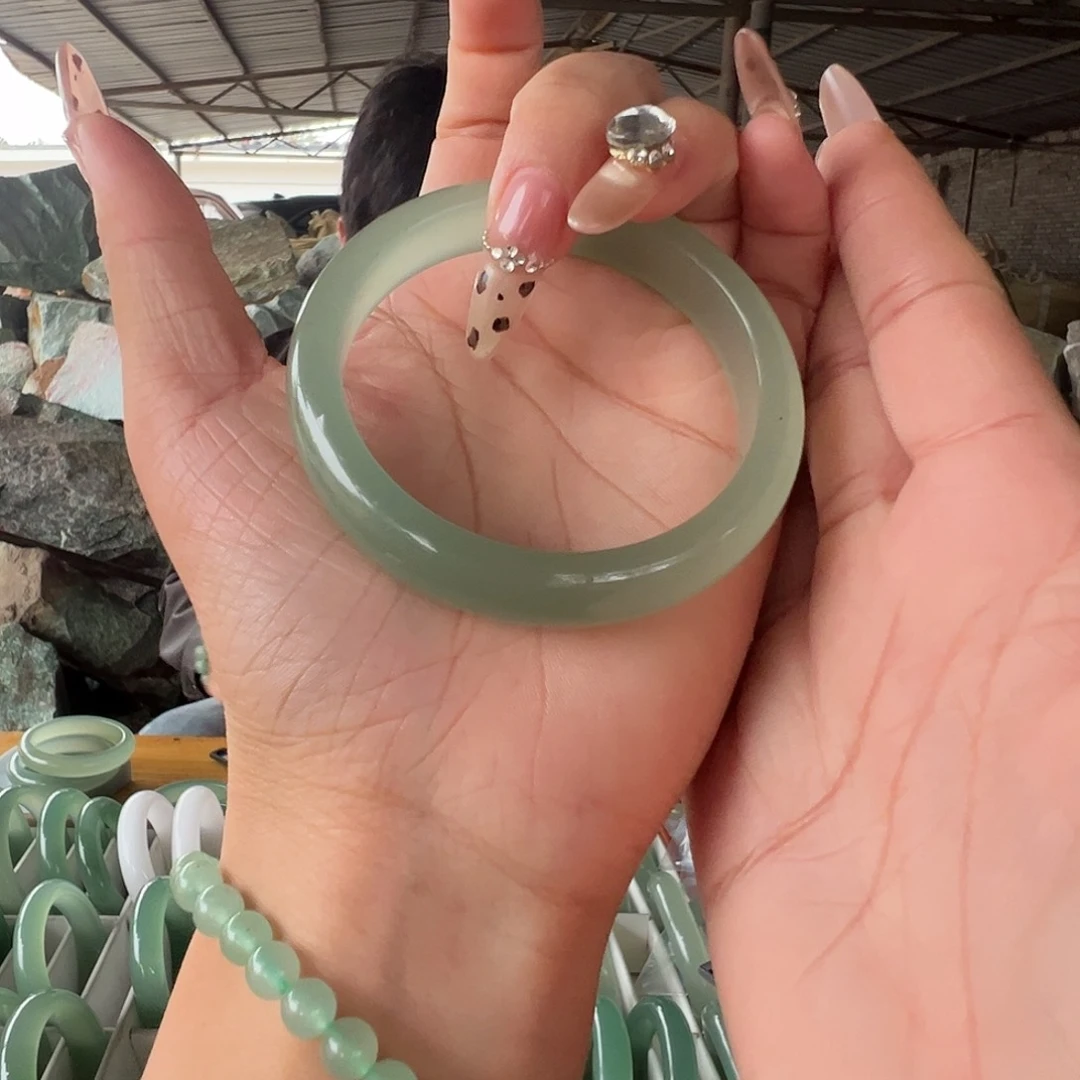 绿东陵冰晴水手镯