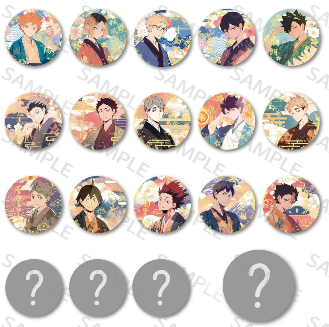 【贺岁烫金】排球少年原创同人和纸吧唧