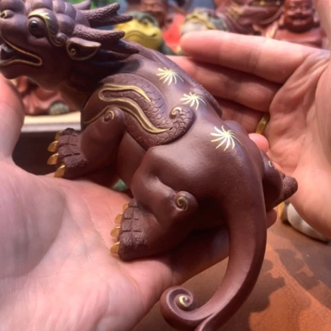 快***孩茶宠紫砂紫砂壶手工艺