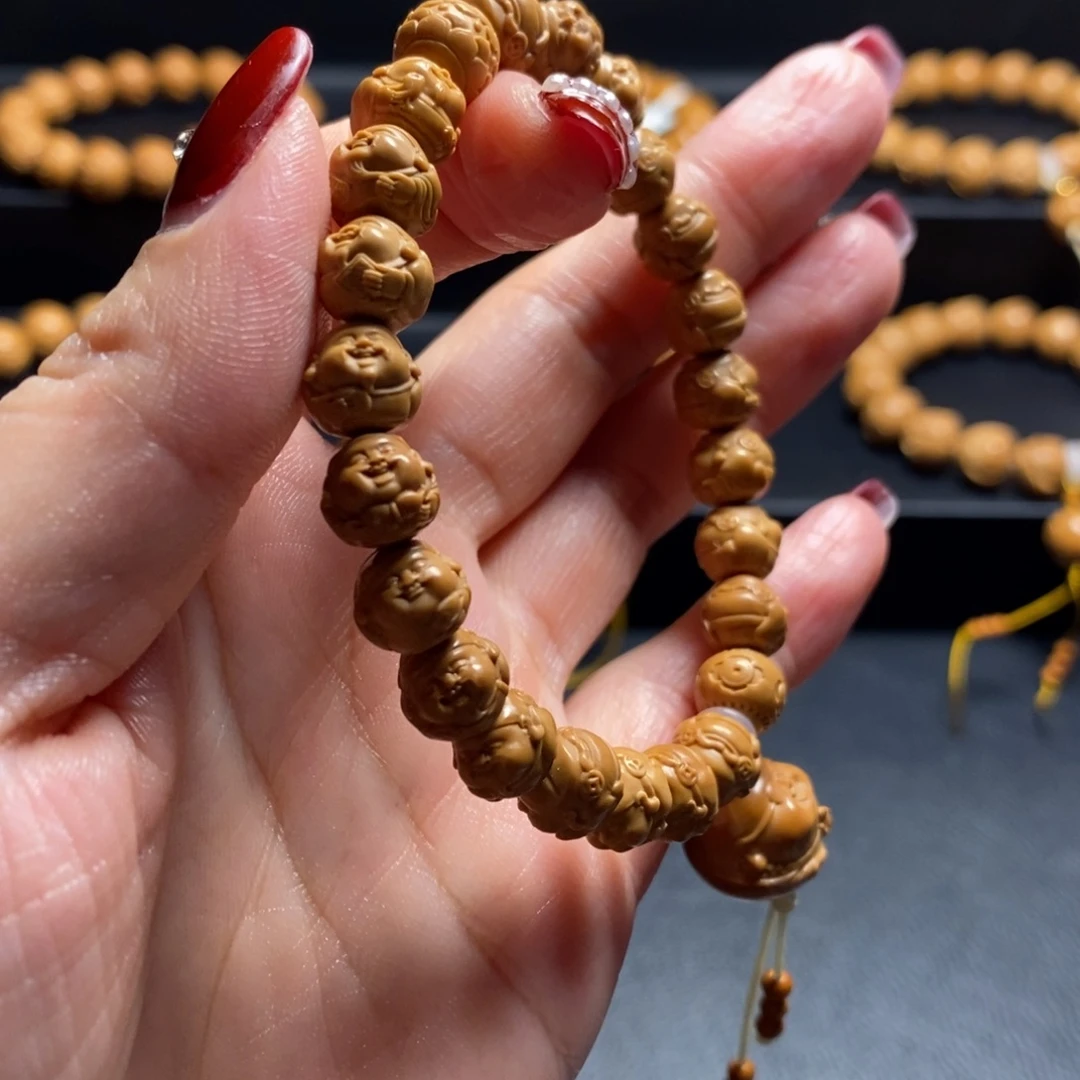 猴头核桃手串暴富财神0.8+9+