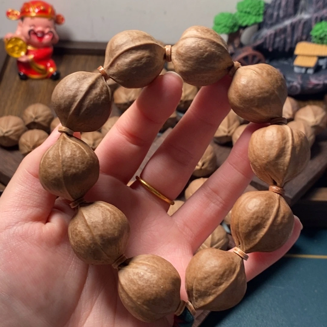 橄榄核手串/手链2326梅林铁三花橄榄核