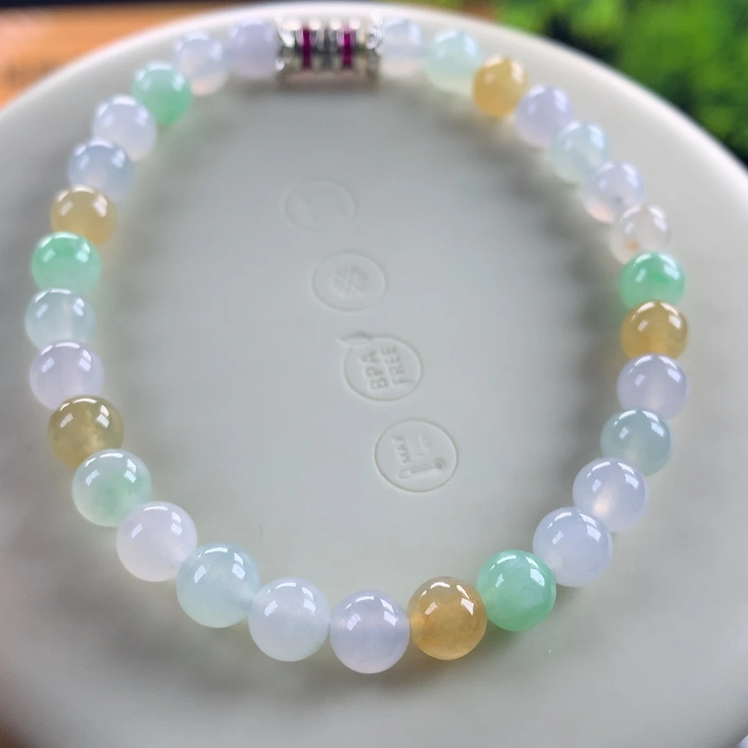 翡翠未镶嵌手链卡6