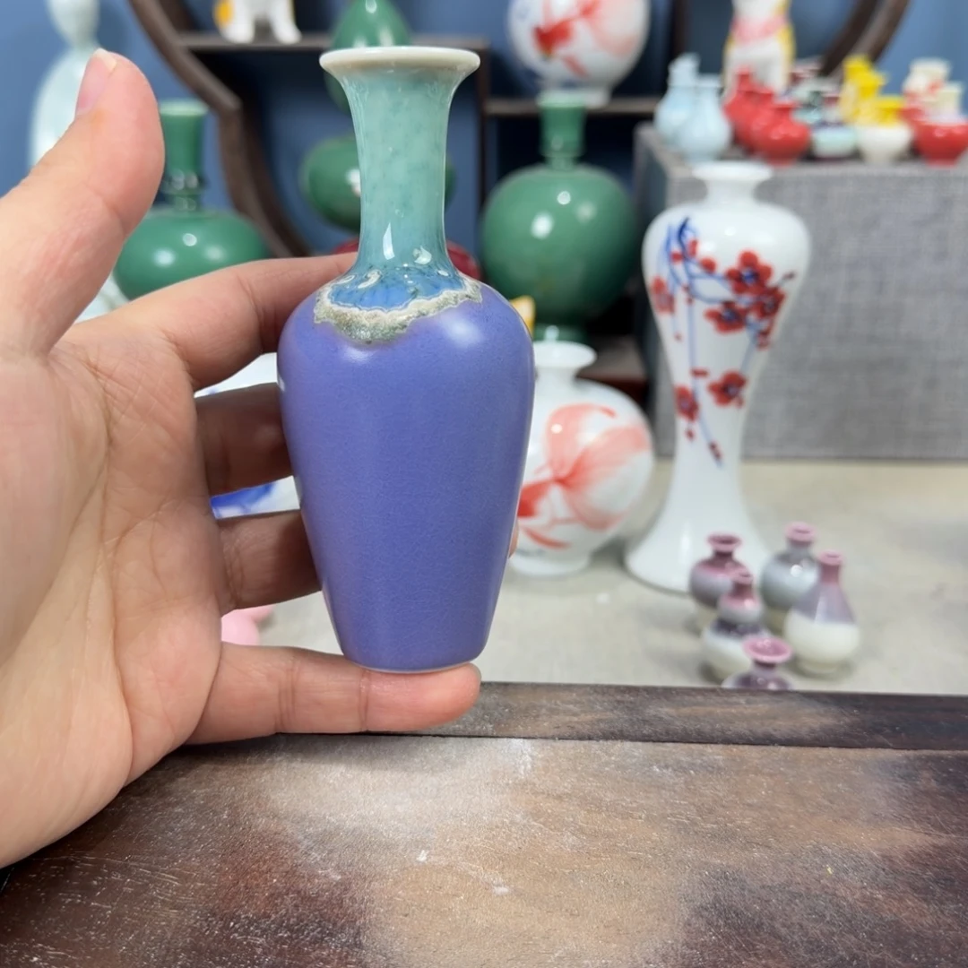 陶瓷手工小花器摆件