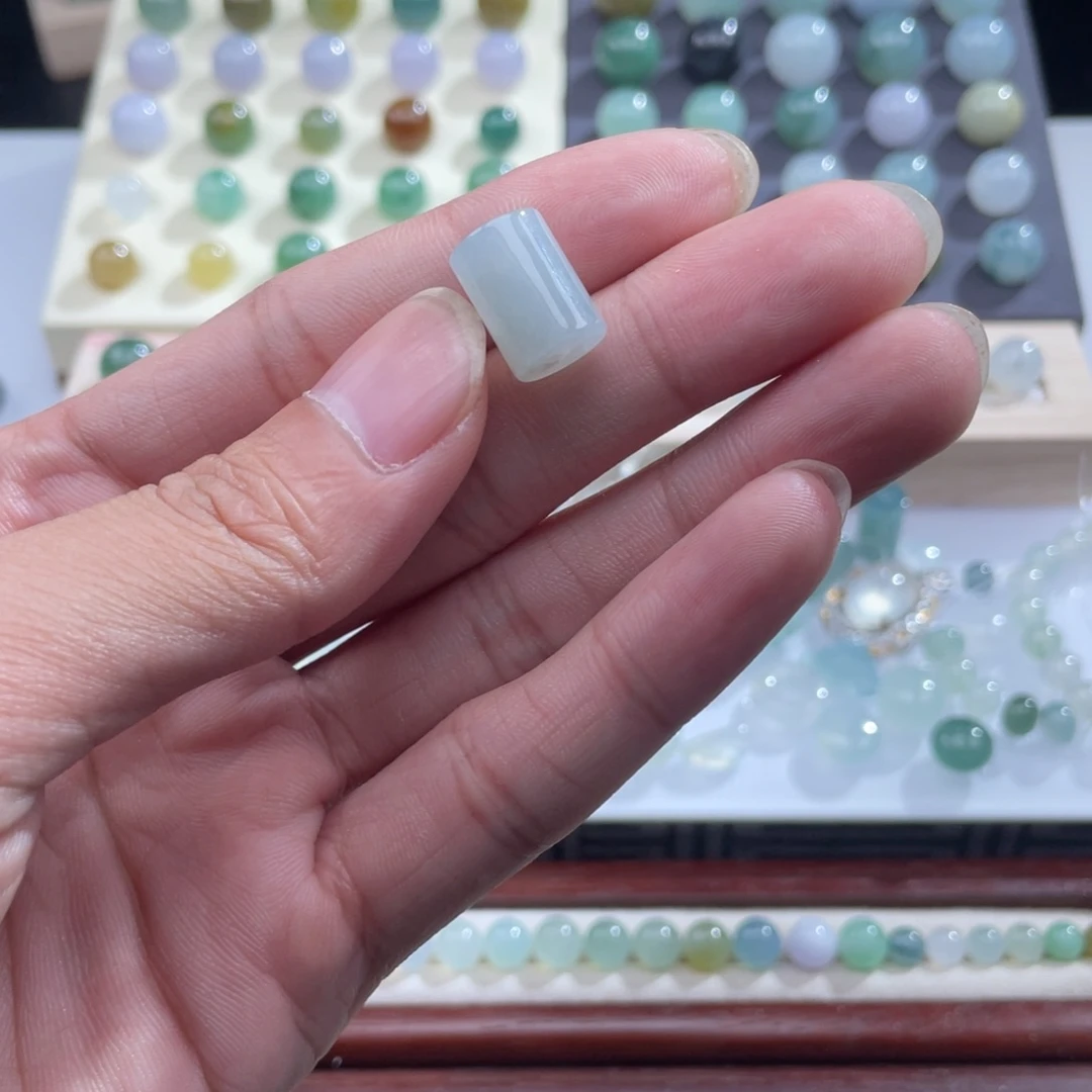 散珠翡翠卡12.8x9.4 桶珠