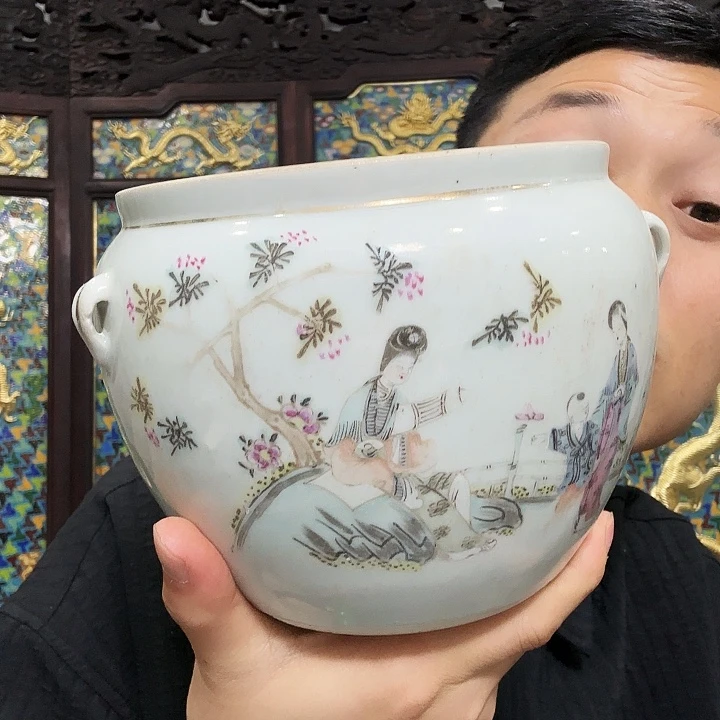 瓷器跟商量好看肯