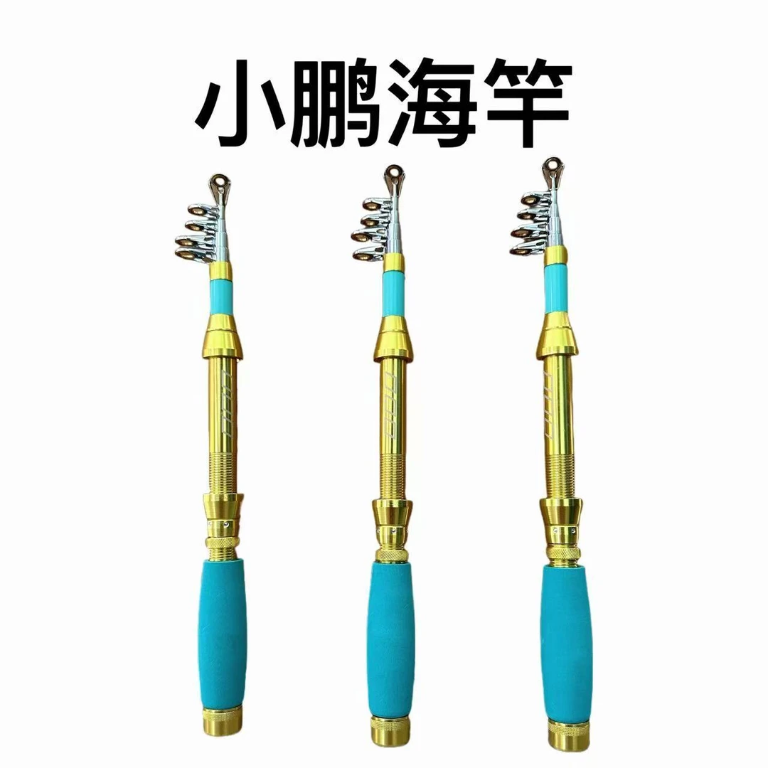 小鹏海竿套装迷你抛竿海杆超硬矶竿远投竿路亚竿海钓竿江竿特价