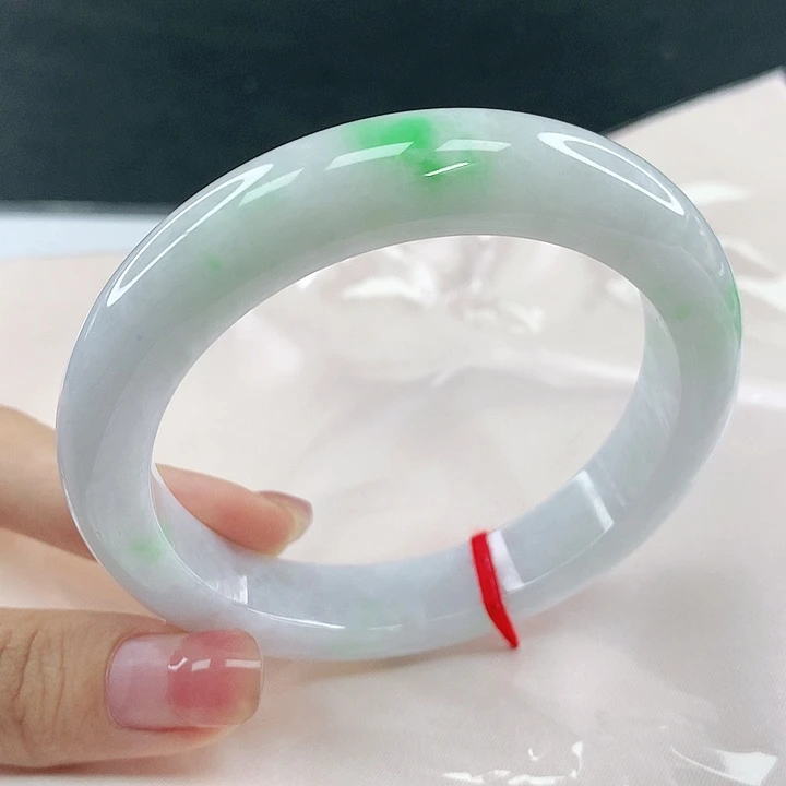 翡翠未镶嵌手镯圈58，40146