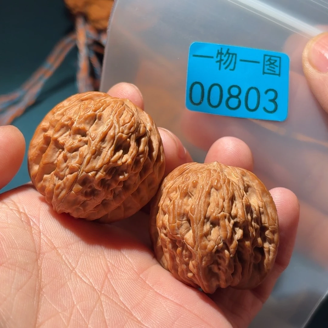 文玩核桃把件磨盘