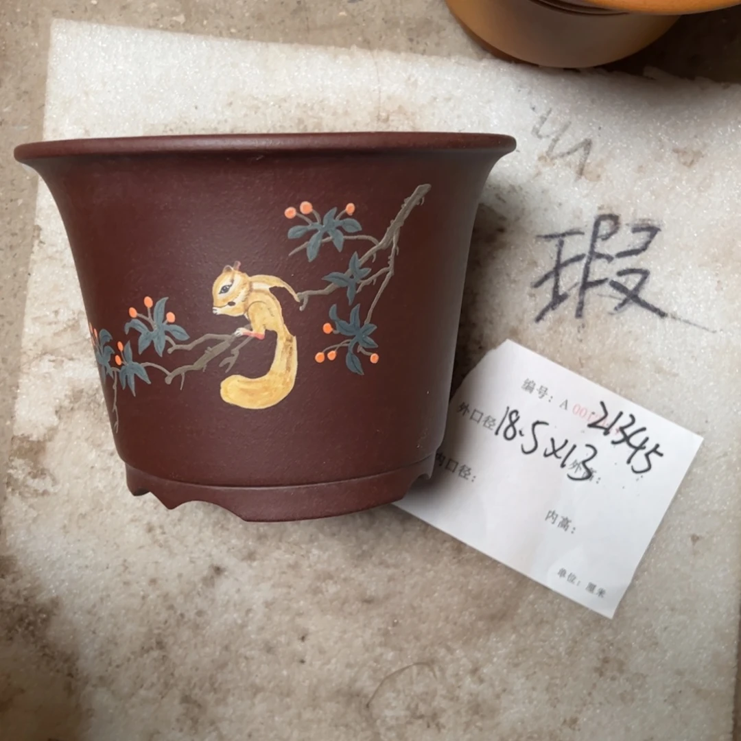 紫砂花盆紫砂花盆