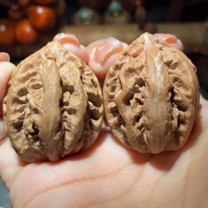 把件文玩核桃东北楸子小雪114