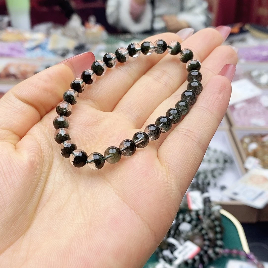 水晶手链未镶嵌fF007聚宝盆7m