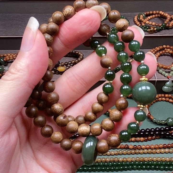 手串沉香未镶嵌0.6