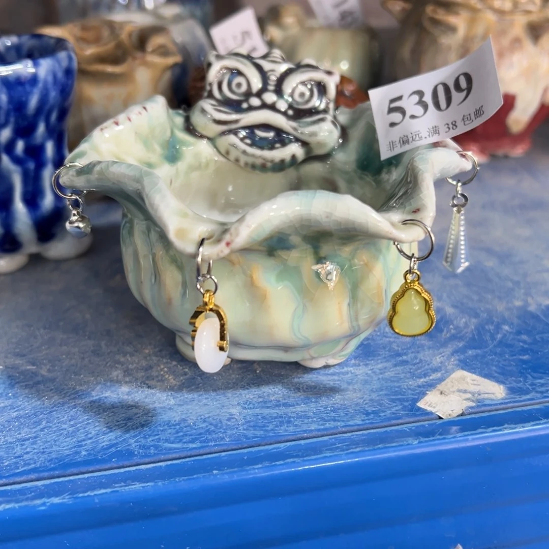 红陶景德镇手工花盆