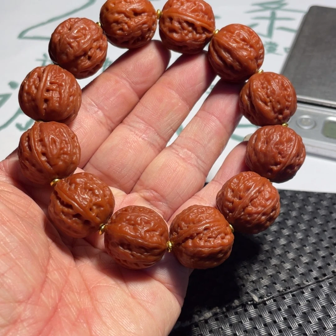 手串文玩核桃龙珠京八棱20
