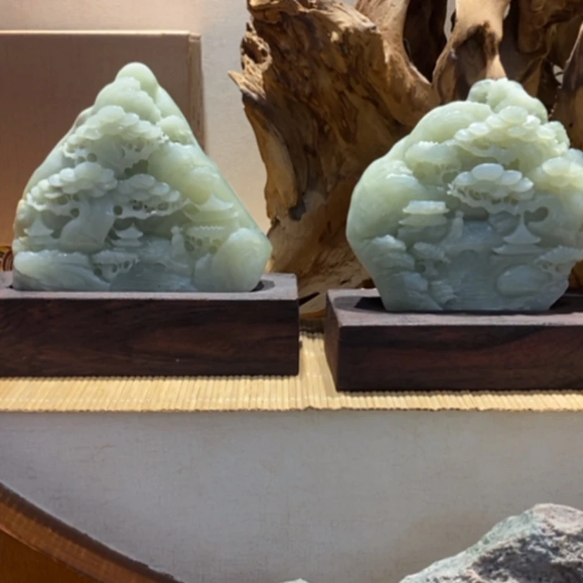 【闪购商品】未镶嵌和田玉把件喜****道