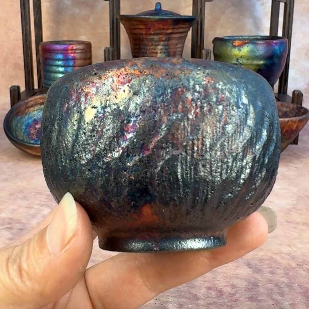 荥经黑砂炸福利窑彩禅定杯30