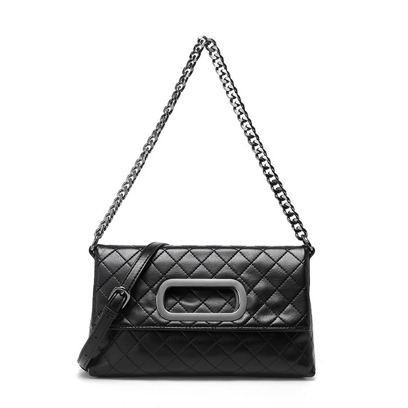 Coren Koarn品牌CK广州女包腋下包包女2025新款大容量链条菱格折