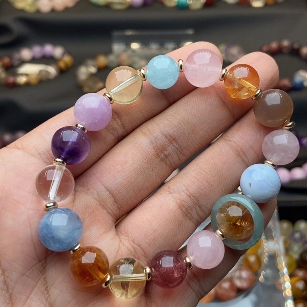 合金手链水晶水晶多宝