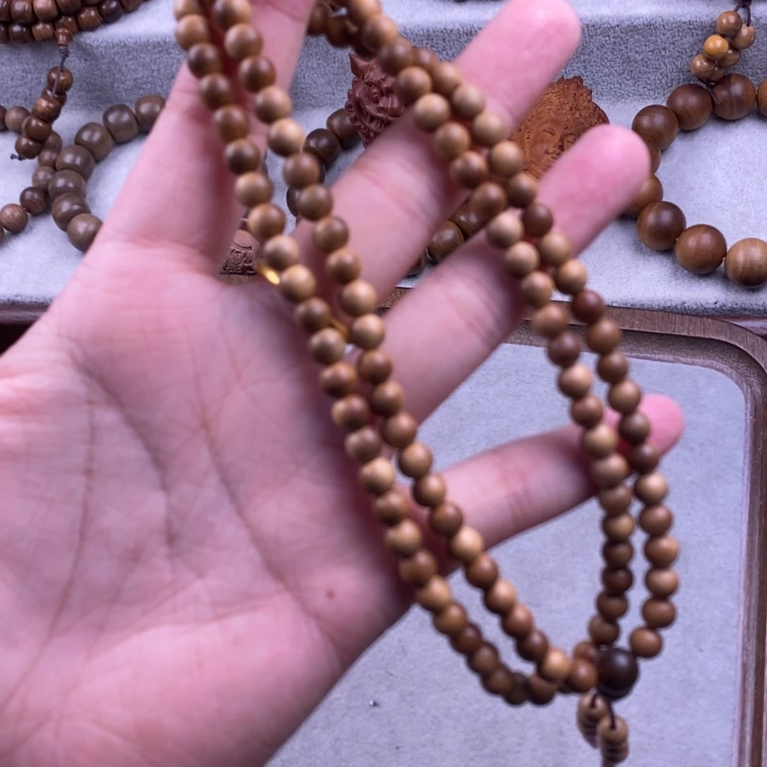 扎***勒手串/手链檀香木06黄肉奶香正区老山檀