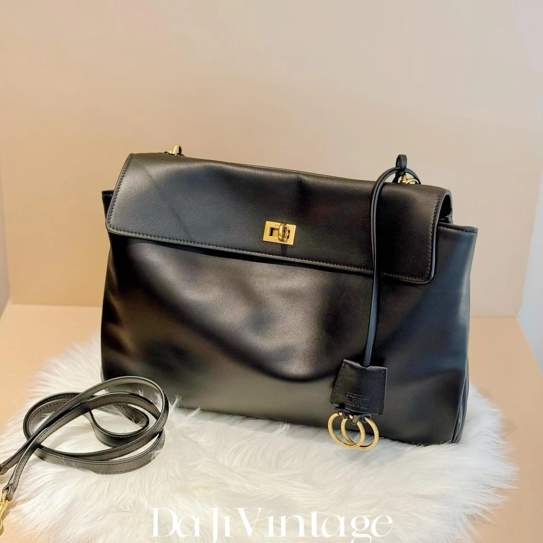 大吉中古/Balenciga巴黎世家rodeo黑金中号单肩包