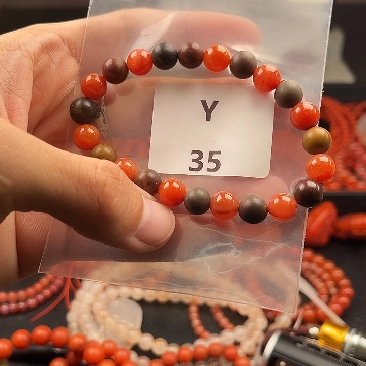 未镶嵌南红玛瑙多样性发货8m m南红玛瑙