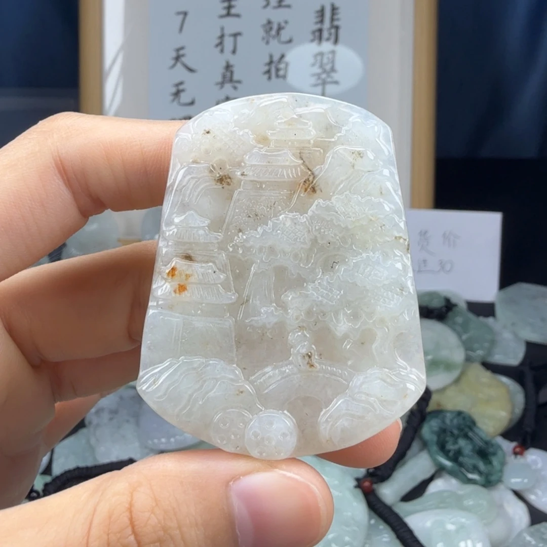翡翠未镶嵌颈饰翡翠