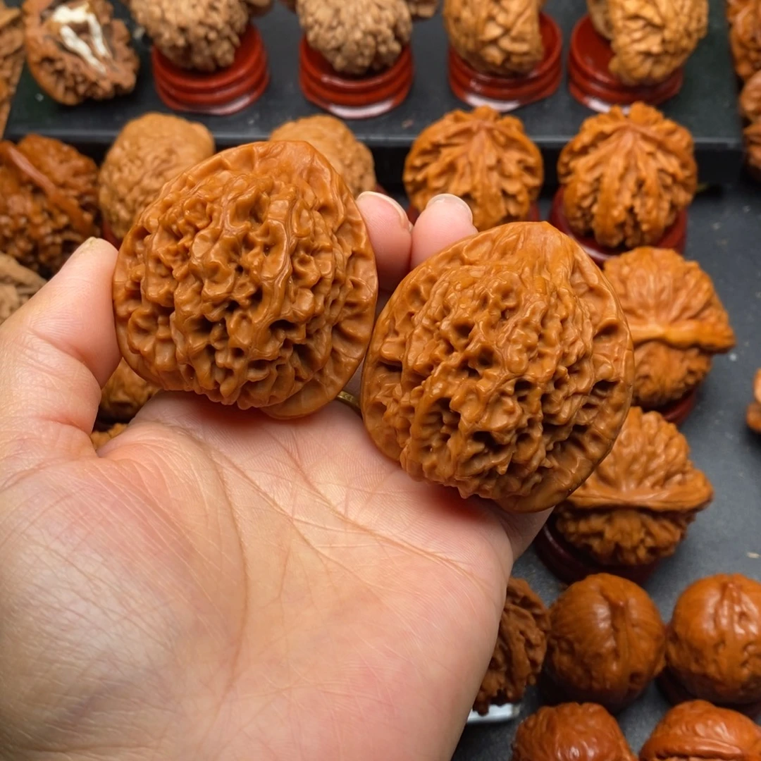 文玩核桃把件47官帽