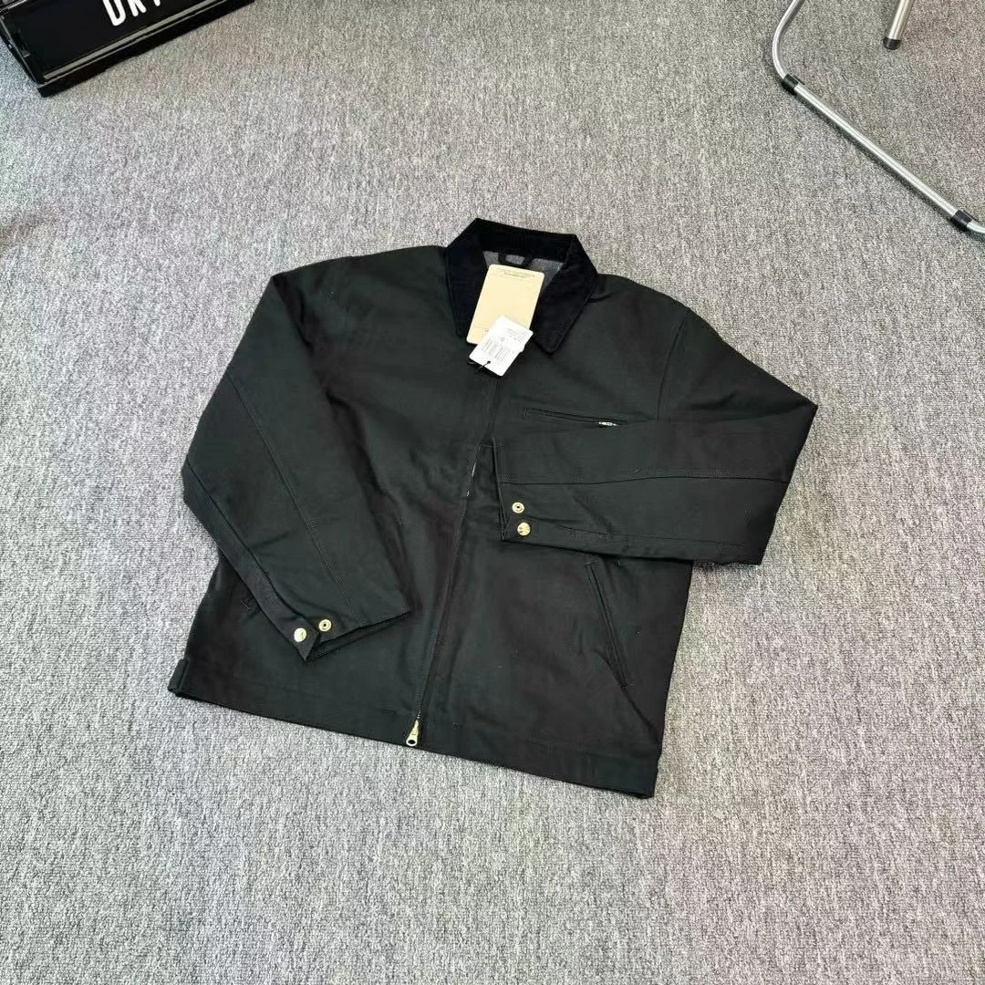 J01 Detroit Jacket纯色毛毯内里美式复古春秋底特律夹克工装夹克