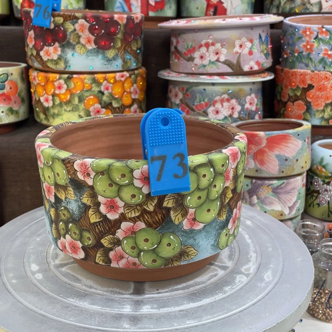 红陶随*多肉花盆特价果子