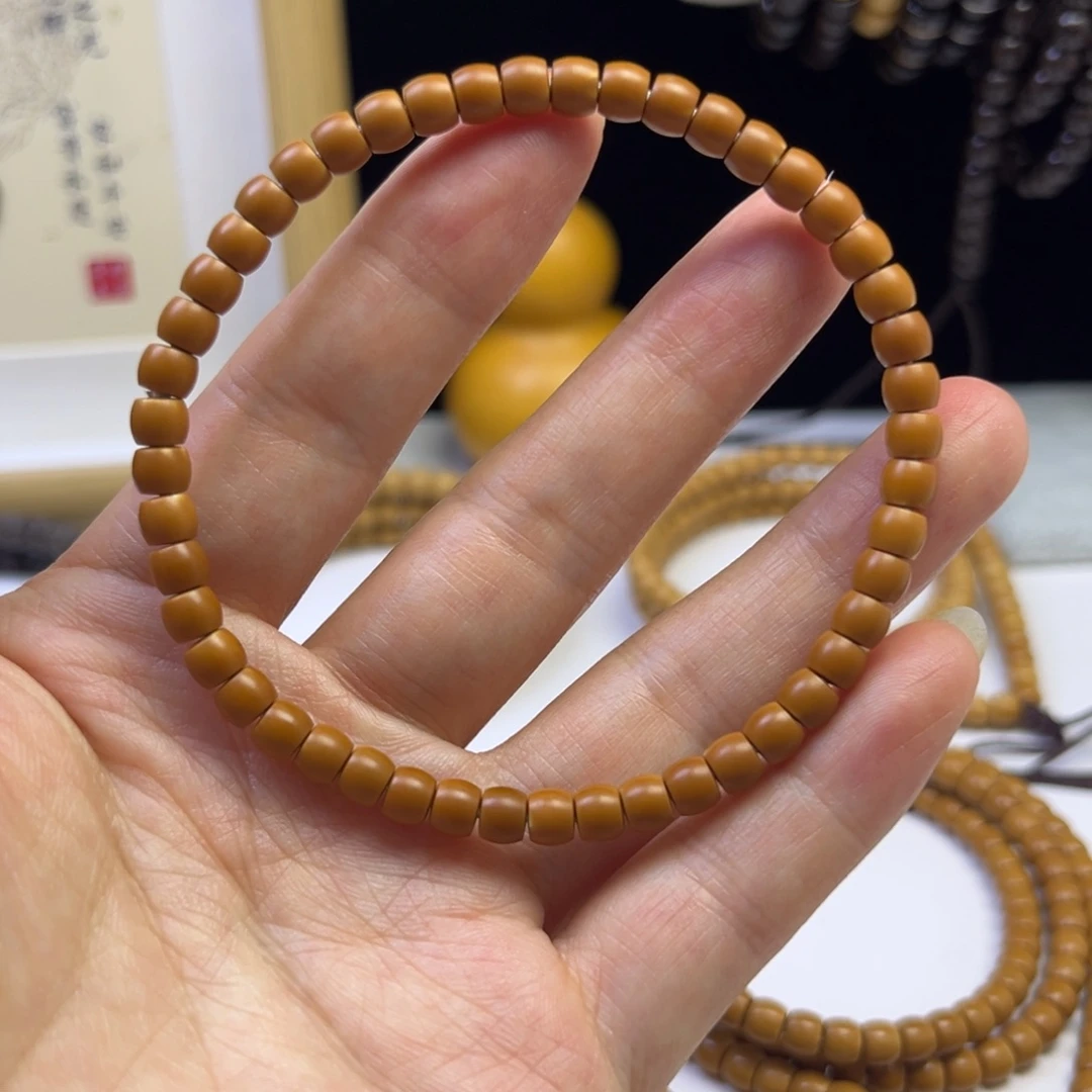橄榄核手串核尖单圈0.5