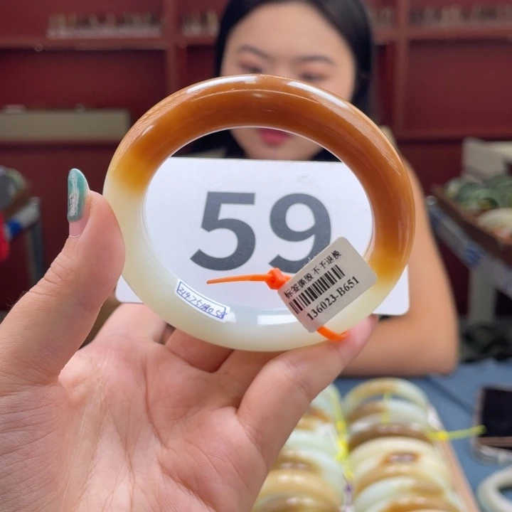 未镶嵌手镯和田玉5960