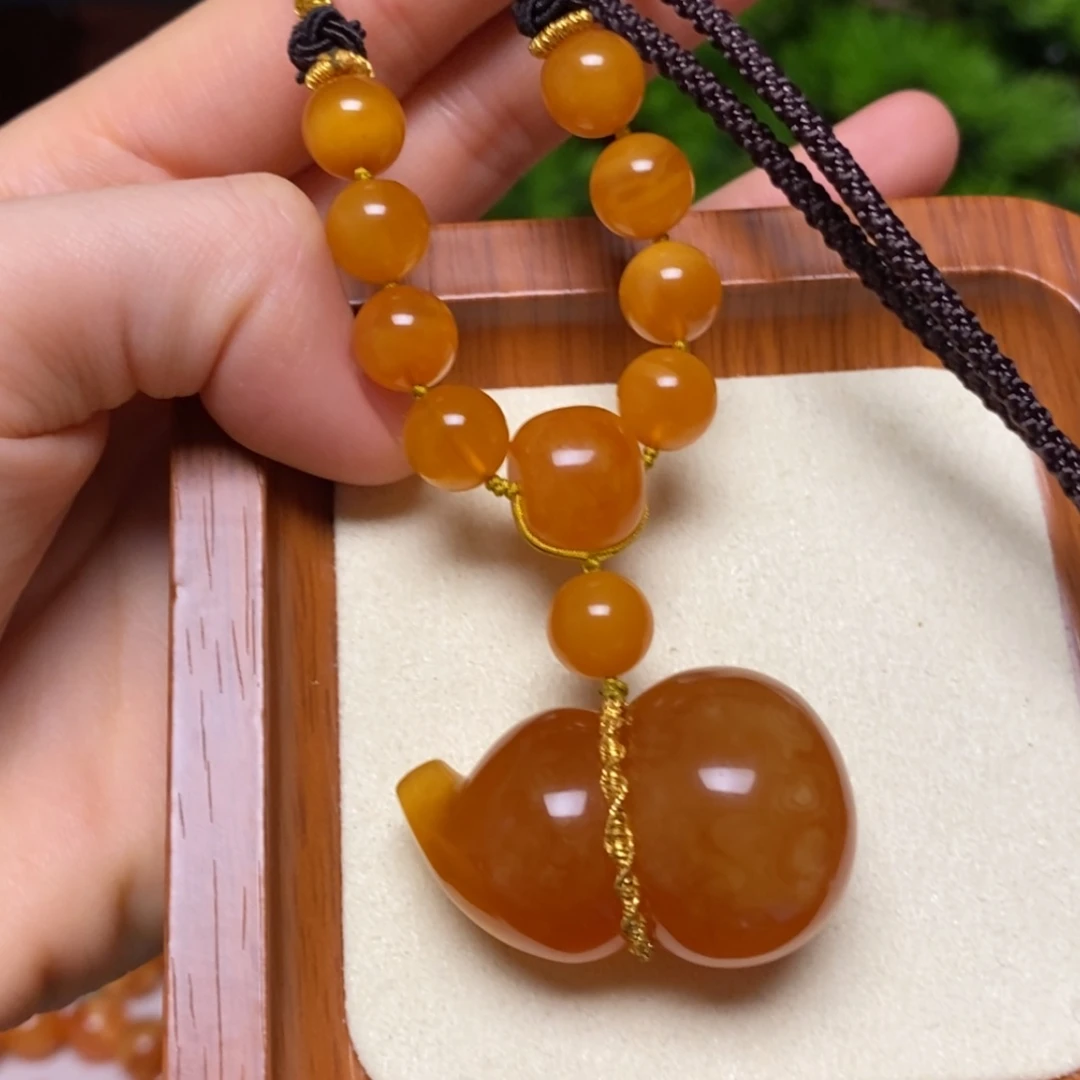 【闪购商品】蜜蜡颈饰未镶嵌项链