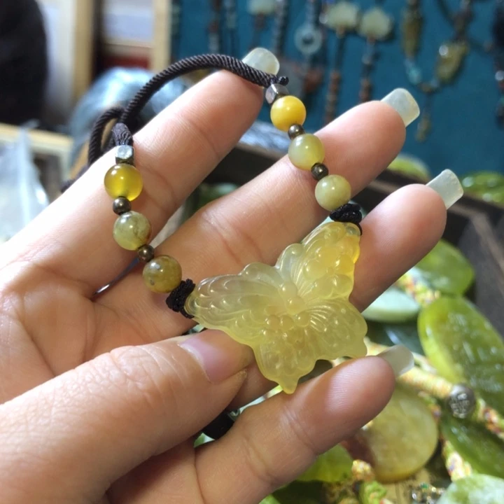 岫玉未镶嵌岫玉挂件