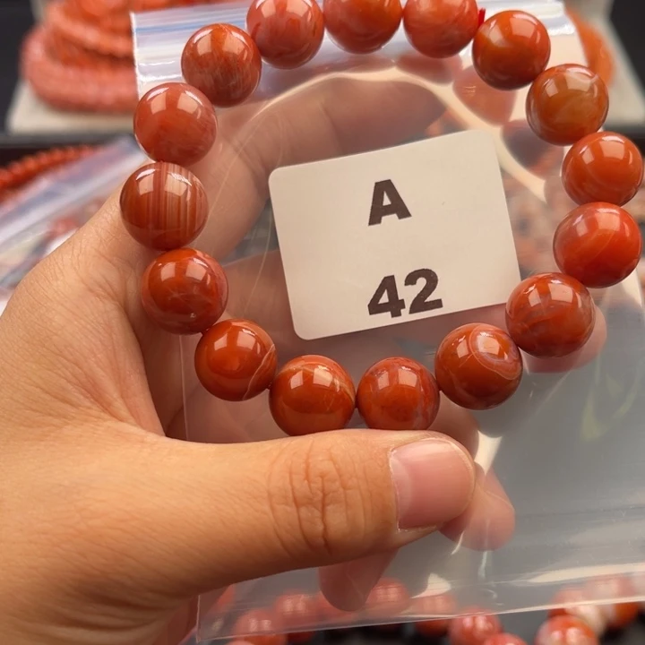 南红玛瑙未镶嵌多样性发货默认微瑕称重13mm