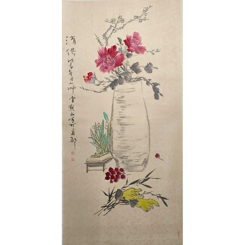 04-金默如-清供图-118x58cm