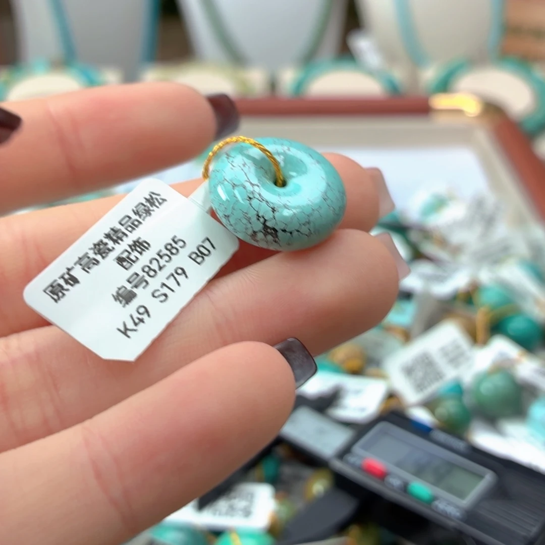 绿松石银S925镶嵌珠宝奇石