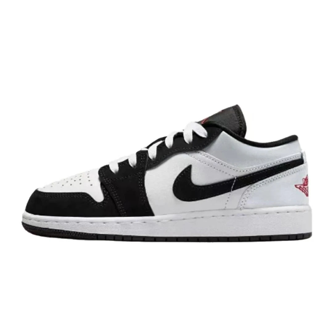 NIKE/耐克AJ1大童运动复古黑白低帮白黑休闲板鞋HF3188106