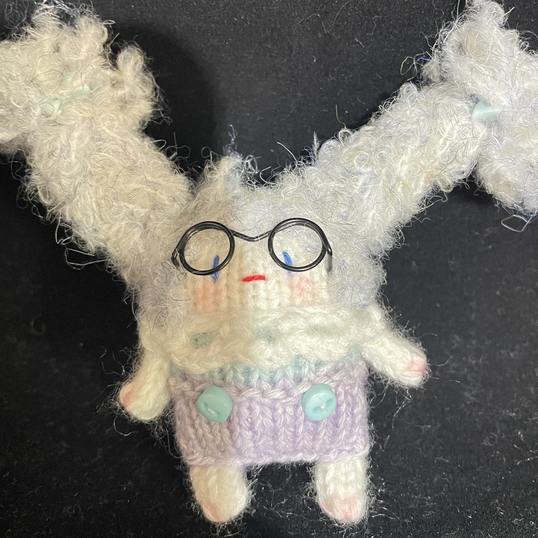 棒针纯手工玩偶挂件