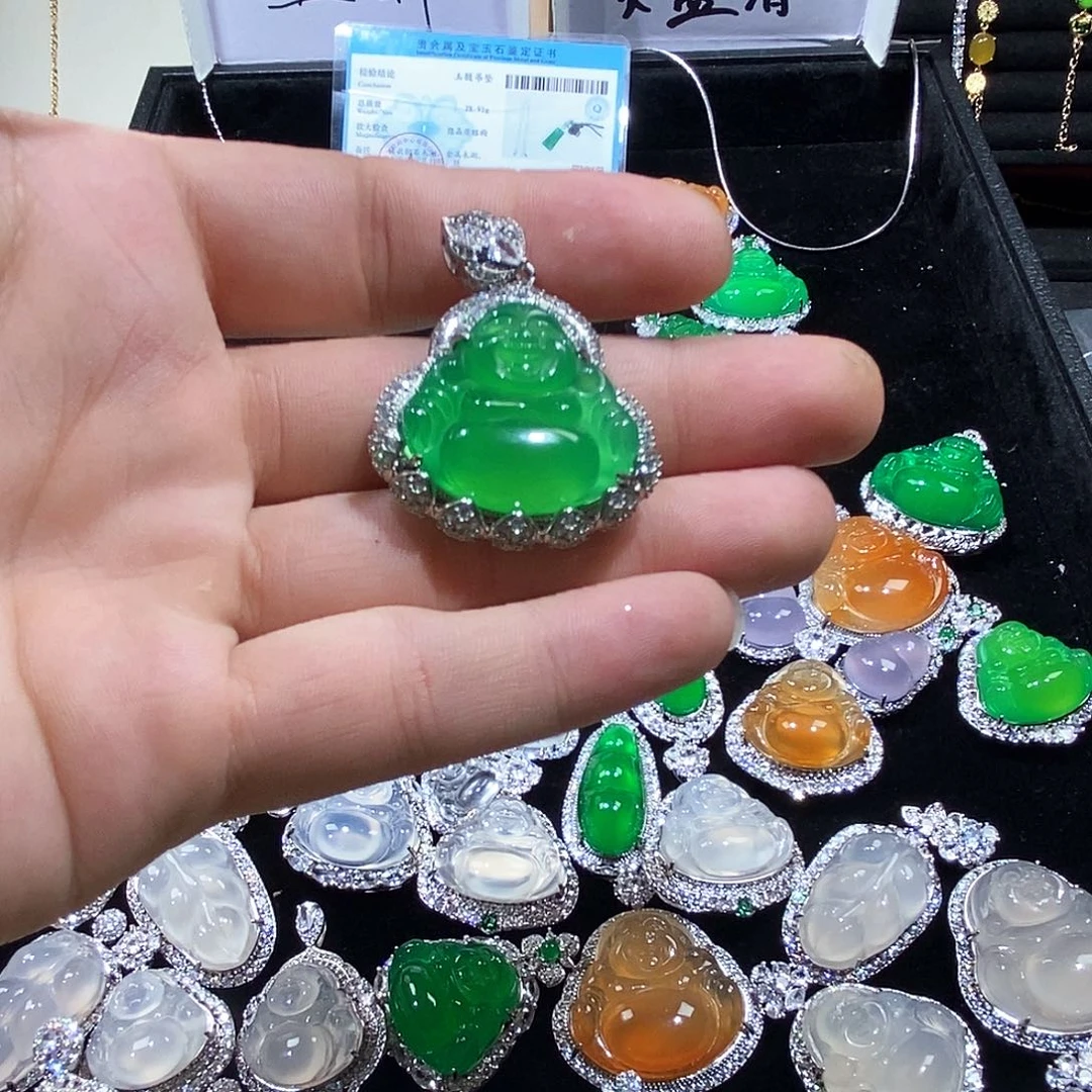 玛瑙/玉髓吊坠未镶嵌17