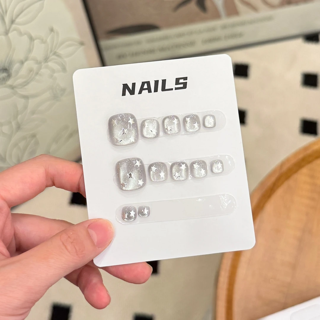 流星（脚甲12片装）-茉莉Molly轻奢手工穿戴甲